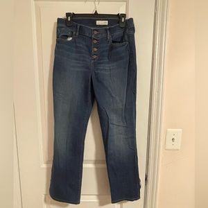 Loft Button Fly Jeans